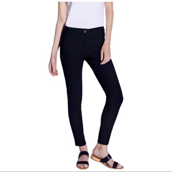 NOEL Asmar Black Stretch Pencil Pants With Welt Pockets Size 10 - Picture 1 of 6